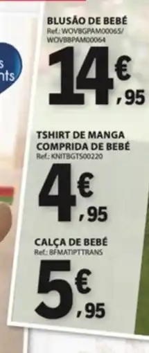 E.Leclerc Blusão de bebé promoção