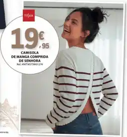 E.Leclerc Camisola de manga comprida de senhora tissaia promoção