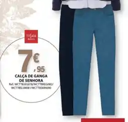E.Leclerc Calça de ganga de senhora promoção