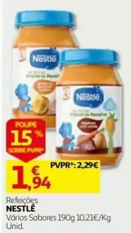 Auchan Refeições Nestlé promoção