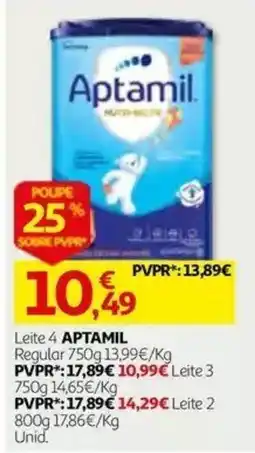 Auchan Leite 4 aptamil promoção
