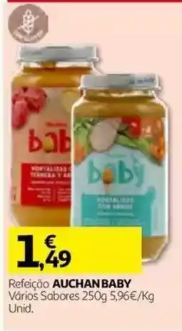 Auchan Refeição auchan baby promoção