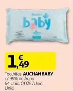 Auchan Toalhitas auchanbaby promoção
