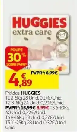 Auchan Fraldas huggies promoção
