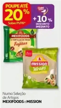Auchan Mexifoods fajitas mission wraps promoção