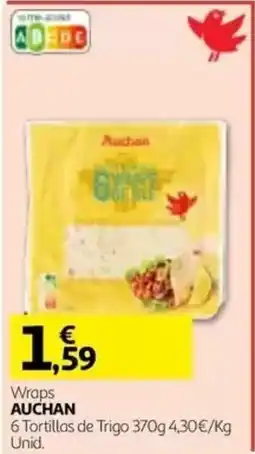 Auchan Wraps Auchan promoção