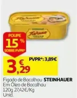 Auchan Figado de Bacalhau Steinhauer promoção