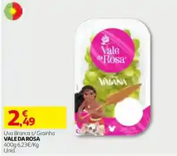 Auchan Uva branca s/ grainha vale da rosa promoção