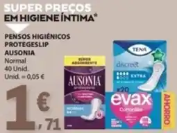 E.Leclerc Pensos higiênicos protegeslip ausonia promoção