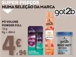 E.Leclerc got2b pó volume powder full promoção