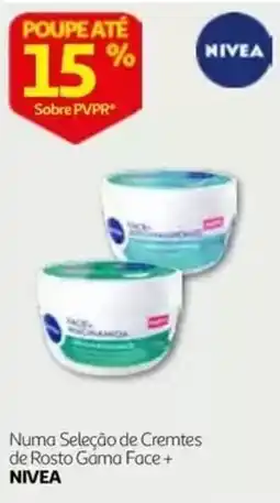 Auchan cremes de rosto gama face + nivea promoção