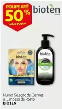 Auchan Numa Seleção de Cremes e Limpeza de Rosto Bioten promoção