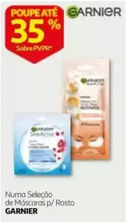 Auchan Numa Seleção de Máscaras p/ Rosto GARNIER promoção