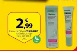 Auchan creme de olhos cosmia bio promoção