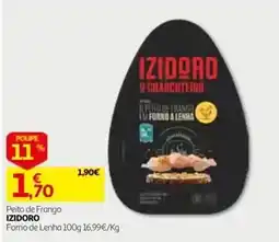 Auchan Peito de frango izidoro forno de lenha promoção