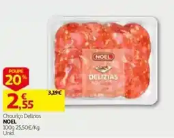 Auchan Chouriço delizias noel promoção