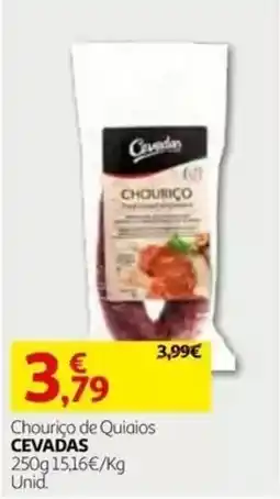 Auchan Chouriço de Quiaios Cevas promoção