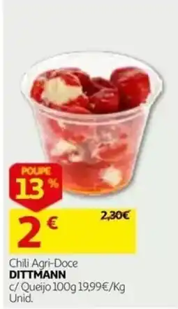 Auchan Chili Agri-Doce Dittmann promoção
