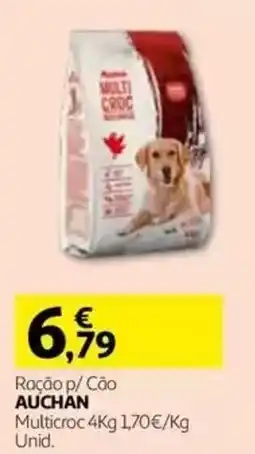 Auchan Ração p/ Cão Auchan Multicroc promoção