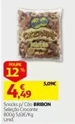 Auchan Snacks p/ Cão BRIBON promoção