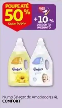 Auchan Numa Seleção de Amaciadores 4L Comfort promoção