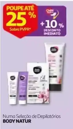 Auchan Body natur depilatórios promoção