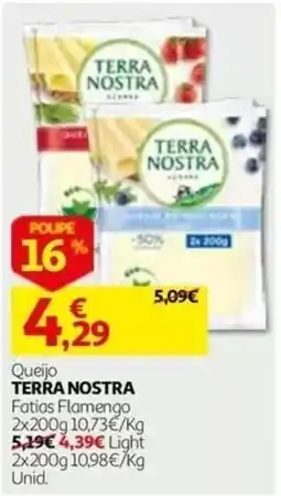 Auchan Queijo TERRA NOSTRA promoção