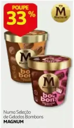 Auchan Numa Seleção de Gelados Bombons magnum promoção