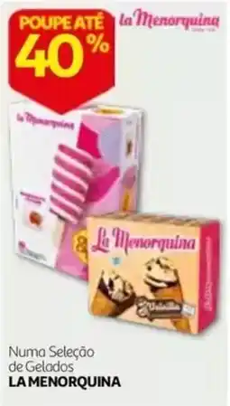 Auchan la menorquina numa seleção de gelados promoção