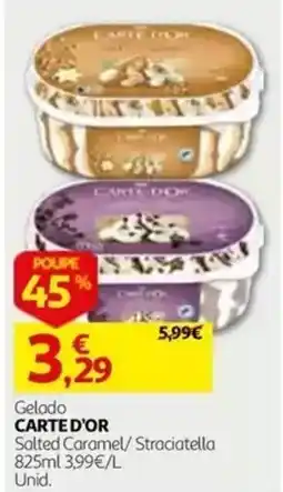Auchan Gelado carte d'or promoção