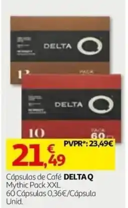 Auchan Cápsulas de Café Delta Q promoção