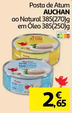 Auchan posta de atum auchan ao natural promoção