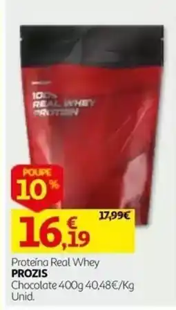 Auchan Proteína Real Whey Prozis promoção