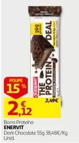 Auchan Barra Proteína Enervit promoção