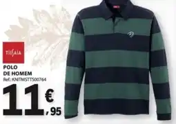 E.Leclerc Tisfaia polo de homem promoção