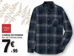 E.Leclerc Camisa de homem tissaia basics promoção