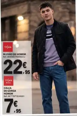 E.Leclerc TiiSaia blusão de homem promoção