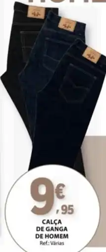 E.Leclerc Calça de ganga de homem promoção