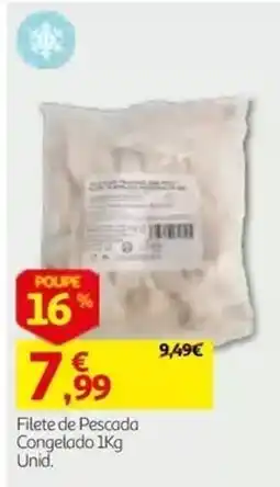 Auchan Filete de Pescada Congelado promoção