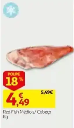 Auchan Red Fish Médio s/ Cabeça promoção