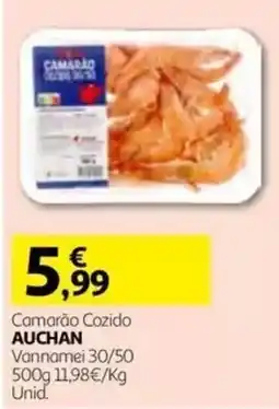 Auchan Camarão cozido auchan promoção