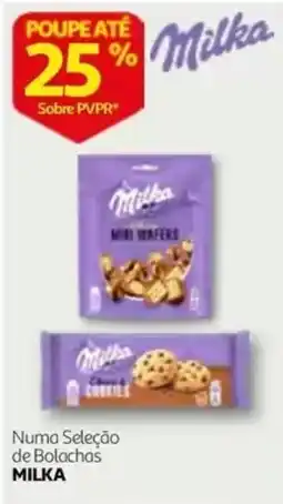 Auchan Numa Seleção de Bolachas Milka promoção