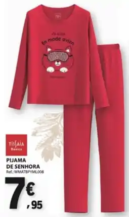 E.Leclerc Tissaia pijama de senhora promoção