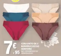 E.Leclerc Boxers/cuecas senhora promoção