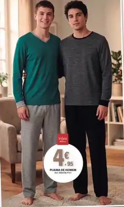 E.Leclerc Tisjaia basics pijama de homem promoção