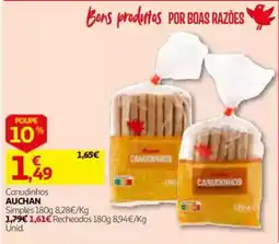Auchan Canudinhos Auchan promoção