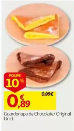 Auchan Guardanapo de Chocolate/ Original promoção