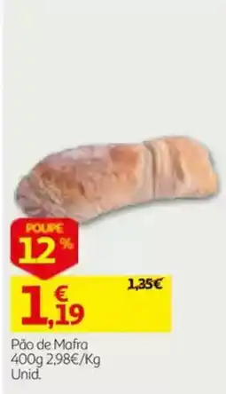 Auchan Pão de Mafra promoção