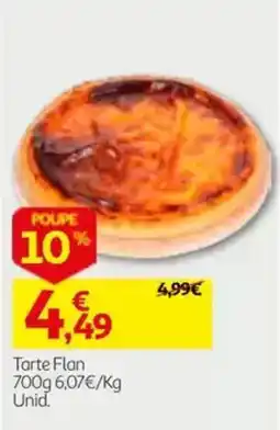 Auchan Tarte Flan promoção