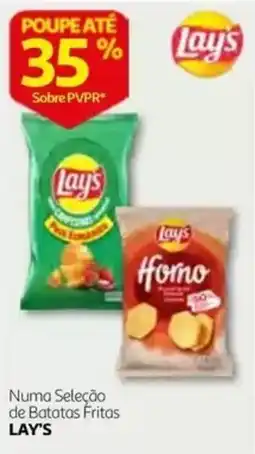 Auchan Numa Seleção de Batatas Fritas Lay's promoção